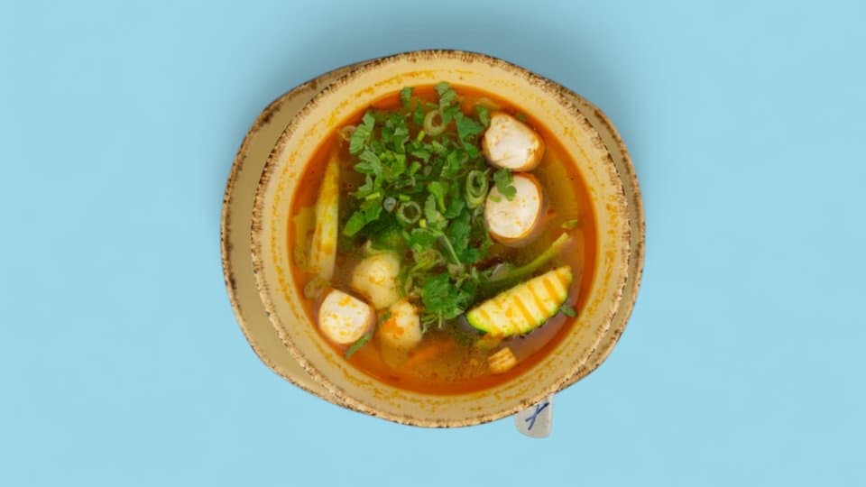 10. Scharfe Tom Yum Suppe